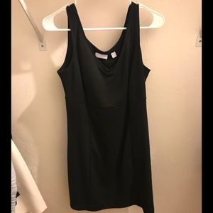 BOGO! NY&Co Sleeveless V-Neck Black Dress